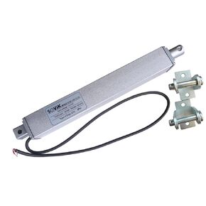 SOViK 4" 4 inch Stroke Micro Linear Actuator, 12V DC Speed 1" per sec Built in Limit Switch, 22lbs Maximum Lift Includes Mounting Brackets
