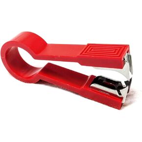 Staple Remover (Red), Designed and Manufactured in The USA, Removes Staples Without Tearing, captures Loose Staples as They are Removed.