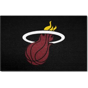 FANMATS - 11913 NBA Miami Heat Nylon Face Starter Rug 19"x30"