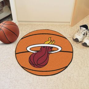 FANMATS - 11913 NBA Miami Heat Nylon Face Starter Rug 19"x30"