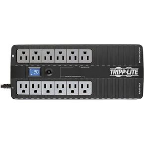 Tripp Lite 850VA UPS Battery Backup Surge Protector Efficient ENERGY-STAR Certified, AVR, 12-Outlet Uninterruptible Power Supply, Dataline Protection, 3-Year Warranty & $100,000 Insurance (ECO850LCD)