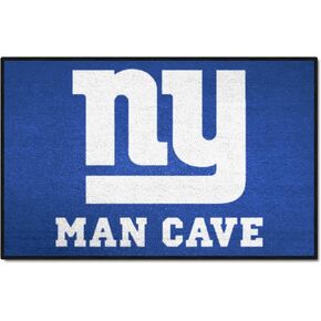 FANMATS 14341 New York Giants Man Cave Starter Mat Accent Rug - 19in. x 30in. | Sports Fan Home Decor Rug and Tailgating Mat