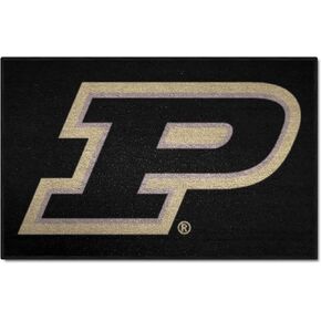FANMATS 16823 Purdue Boilermakers Starter Mat Accent Rug - 19in. x 30in. | Sports Fan Home Decor Rug and Tailgating Mat - P Primary Logo