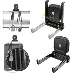 MagitcSee Heavy Duty Foldable Organization Magnetic Hooks, Scratch-Free Versatile Strong Magnet to Hang The Tools, Coats, Kitchen Utensils in Cruise, Cabin,Workshop,Keep Home Garage Space Free!