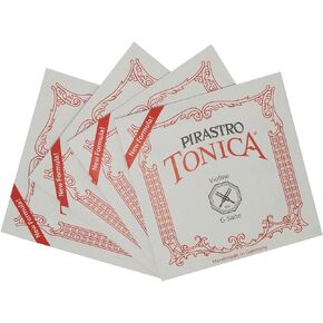 Classic Music Pirastro Tonica Violin Strings Full Set 4/4 Ball End
