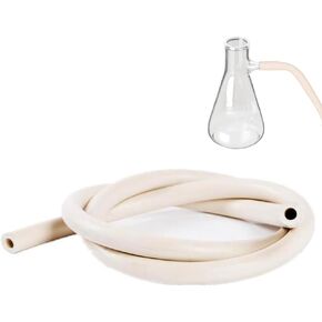 Lab Vacuum Rubber Tubing, 12mm (15/32") OD 8mm (5/16") ID Strong Thick Wall Connections for Glassware Labware Consistent Vacuum (3.3ft)