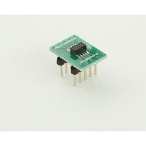 (الكمية 2) Proto-Advantage DR100D254P10F صف مزدوج 1.00 مم، رأس أنثى 10 سنون إلى محول DIP-10