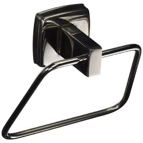 Bradley 9335-000000 Bright Finish Stainless Steel Towel Ring, 2" Width x 2" Height