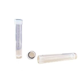 20 Piece 10 ml Self Standing Leakproof Graduated Cryovials with Plastic Screw Top Vials, Needle Storage Container, Centrifuge Tubes Laboratory Test Tubes
