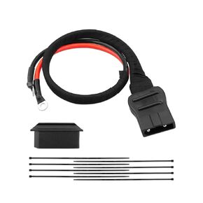 2 Pin Battery Cable Harness Plow Side Fit for Western Fisher Snow Plows, 21294 8245