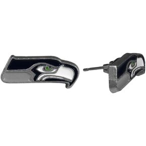 Siskiyou Sports NFL Seattle Seahawks Stud Earrings, Blue