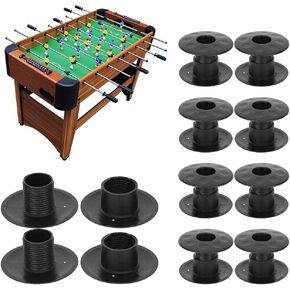 10 Pairs Table Football Bearing,Soccer Board Machine Shafts Bearings,5425 Foosball Table Shafts Covers Parts 15.8mm End Caps for Foosball Tabletop Bearing Machine for Table Ball Game Training