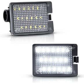 Asgohme LED License Plate Lights Bright White Tag Lamp Assembly Replacement Compatible with 2014 2015 2016 2017 2018 2019 2020 2021 2022 Dodge Durango, Pack of 2