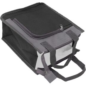 Mumusuki Insulated Reusable Grocery Bags, Widened Handle Food Delivery Bag Insulated Bag for Hot or Cold Food Delivery (blue)