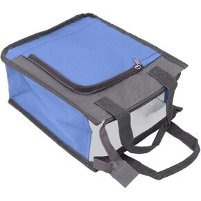 Mumusuki Insulated Reusable Grocery Bags, Widened Handle Food Delivery Bag Insulated Bag for Hot or Cold Food Delivery (blue)