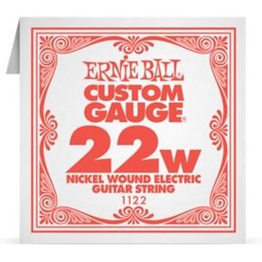 Ernie Ball Guitar Strings (EB 1122 .022 NICKEL WOUND SINGLE)