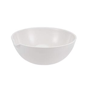 uxcell Evaporating Dish High-Temperature Resist Porcelain 150ml Round Form with Spout for Lab Supply Heating Liquid Scientific Teaching Experiments