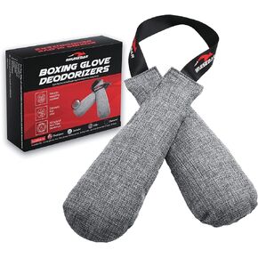 BRUISEBAR Boxing Glove Deodorizer - Odor and Moisture Absorber for Gloves, Gym Bags and Shoes - Quick-Dry Formula and Maintain Long Lasting Gear Freshness (Unscented)