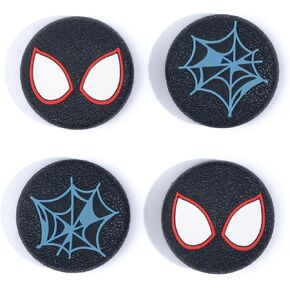Yocore Cool Spider Switch Thumb Grip Caps,Soft Silicone Thumb Grips,Analog Stick Caps Soft Silicone Joystick Caps for Switch Pro/ PS4 / PS5,4 Pcs- ZZGY