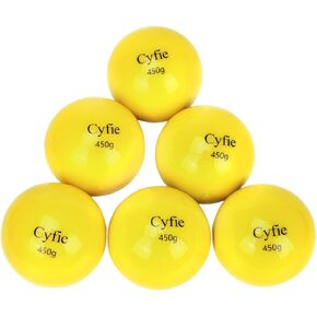 Cyfie Weighted Training Balls, 6 Packs Weighted Hitting Baseballs Youth, Heavy Balls Sand Baseball for Batting Practice, Pitching Throwing Training, Baseball Softball Gifts for Youth, Men, Women