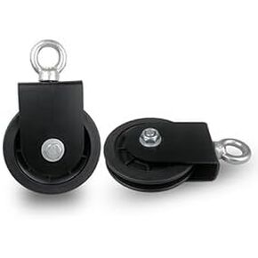 KISEKI 2 قطعة عجلة بكرة الكابل لمعدات الصالة الرياضية عجلة العمل 3.54 بوصة/90 مم عجلة بكرة قابلة للفصل 360 دوران لنظام البكرة نظام بكرة الصالة الرياضية كتل الرفع in Kuwait