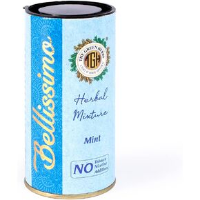 Bellissimo Herbal Smoke Mixture, Tobacco & Nicotine Free Smoking Blend, Tobacco Alternatives to Quit Smoking, Cooling Mint Flavour, Roll Your Own Smoke, 1 Pack, 1oz / 30gm