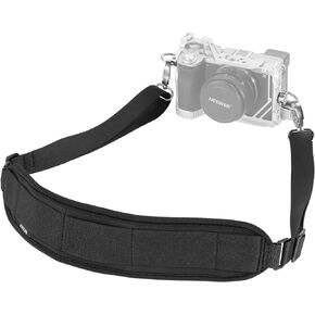 Neewer Shoulder Strap for Phone Cages for iPhone Samsung & Camera Cages for Canon Sony Nikon, Two 1/4" Screw D Rings, Comfortable Pad, Length Adjustable Neck Strap for Phone Video Stabilizer, CA070