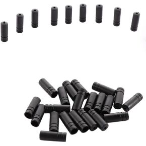 Kopida 50 Pcs Bicycle Brake Cable Housing Ferrule End Caps, Plastic Bike Shift Cable End Caps, 4mm Shifter Housing Wire Line Pipe Ferrules