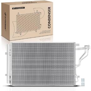 A-Premium Air Conditioning A/C Condenser Compatible with Hyundai Elantra 2014-2016, Elantra Coupe 2014, Elantra GT 2016-2017 & Kia Forte Koup Forte5, Replace# 4519, 976063X600 in Saudi Arabia