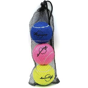 Magicorange Tennis Balls, 3 Pack Training Tennis Balls Practice Balls, Pet Dog Playing Balls, Come with Mesh Bag for Easy Transport, Good for Beginner Training Ball