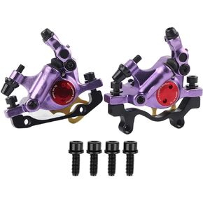 Keenso Aluminium Alloy Bike Hydraulic Disc Brake HB-100 Bike Hydraulic Disc Brake Set for Mountain Road Bicycle