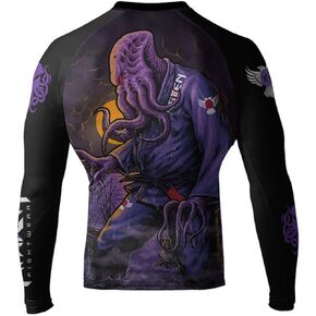 Raven Fightwear Men's BJJ Horror Cthulhu Guard Black