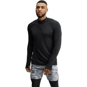 Fabletics Men's The Training Day 1/4 Zip, Training, Performance, Athletic, Breathable, 4-Way Stretch