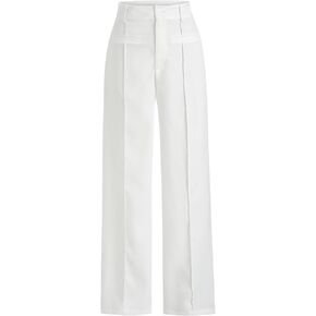 CIDER Solid Stitch Straight Leg Trousers