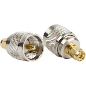 MWRF 2PCS UHF Male to SMA Male PL-259 PL259 Connector RF Coax Coaxial Adapter; SMA Male to PL259 in Kuwait