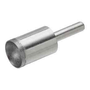 uxcell Diamond Grinding Mounted Point, 17mm 600 Fine Grits Spherical Concave Head Bead Coarse Grinding Bit for Jade Amber Stone Beeswax Glass