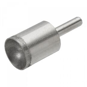 uxcell Diamond Grinding Mounted Point, 20mm 600 Fine Grits Spherical Concave Head Bead Coarse Grinding Bit for Jade Amber Stone Beeswax Glass