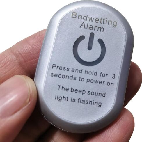 منبه للتبول اللاإرادي، منبه للتبول في السرير مع صوت للأطفال والكبار، صغير الحجم ومحمول على سطح الحفاضات، سمك 8 مم (مقاوم للماء بدون ملامسة) in Kuwait