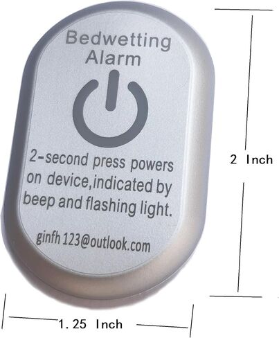 منبه للتبول اللاإرادي، منبه للتبول في السرير مع صوت للأطفال والكبار، صغير الحجم ومحمول على سطح الحفاضات، سمك 8 مم (مقاوم للماء بدون ملامسة) in Kuwait
