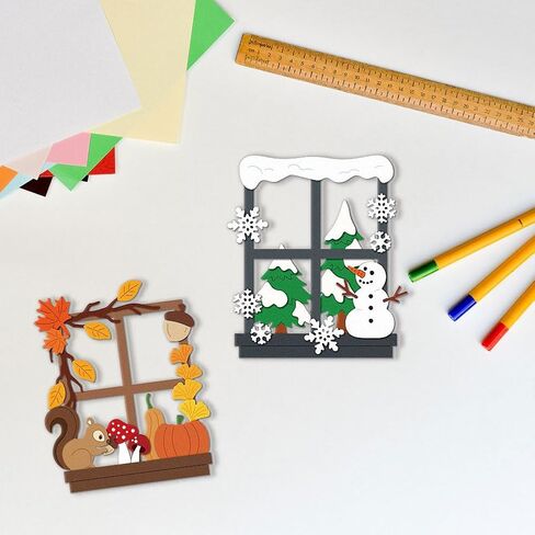 4 Styles Label Shaker Cutting Dies Card Borders Stitch Die Cut Carbon Steel Die Cuts Stencils Card Making Scrapbooking Embossing Template Dies for DIY Paper Craft Albums Birthday Gift Decor in Kuwait