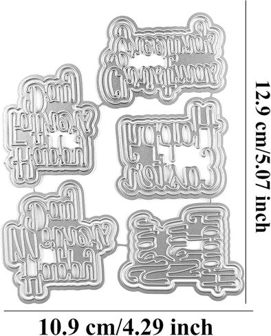 Briartw Many Happy Returns,Best Friends,Christmas Wishes, Hugs&Kisses Words Phrases Sentiments Cutting Dies for Embossing Scrapbooking Stamping Handcraft Cards Decoration in Saudi Arabia