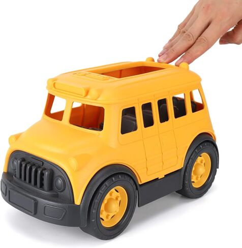 Liberty Imports Big Yellow School Bus Toy for Toddlers, Plastic Vehicle Truck for Kids Boys Girls Imaginary Play in Saudi Arabia