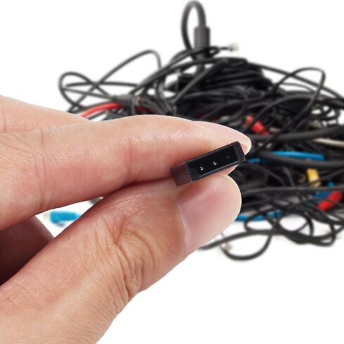ACEIRMC 10pcs 3-Pin 30cm Servo Extension Cable Cord Female to Male Lead Wire Connector JR for RC Car Airplanes Remote Control in Saudi Arabia