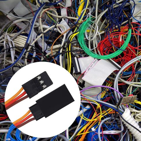 ACEIRMC 10pcs 3-Pin 30cm Servo Extension Cable Cord Female to Male Lead Wire Connector JR for RC Car Airplanes Remote Control in Saudi Arabia