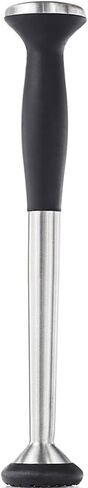 OXO SteeL Muddler with Non-Scratch Nylon Head and Soft Non-Slip Grip, Silver, 9-Inch in Saudi Arabia