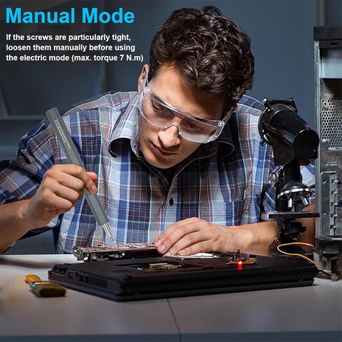 مجموعة مفك كهربائي صغير، 36 في 1 طقم مفك براغي صغير لاسلكي، مجموعة أدوات إصلاح إلكترونية صغيرة قابلة لإعادة الشحن للهاتف والساعة والكمبيوتر المحمول in Kuwait