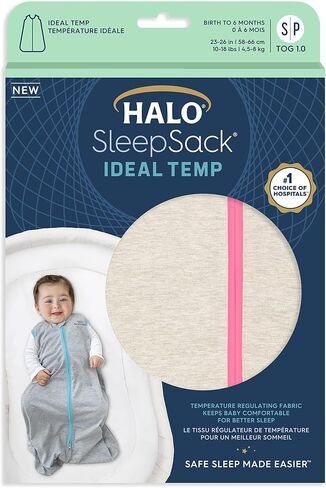 HALO Sleepsack Ideal Temp, Baby Wearable Blanket, TOG 1.0, Ombre, Medium in Saudi Arabia