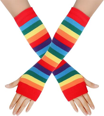 XCJIKUKE Gothic Women Arm Sleeves Fingerless Gloves Halloween Grunge Arm Warmers in Saudi Arabia
