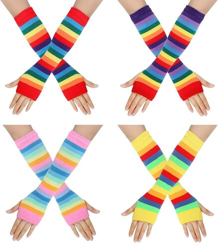XCJIKUKE Gothic Women Arm Sleeves Fingerless Gloves Halloween Grunge Arm Warmers in Saudi Arabia
