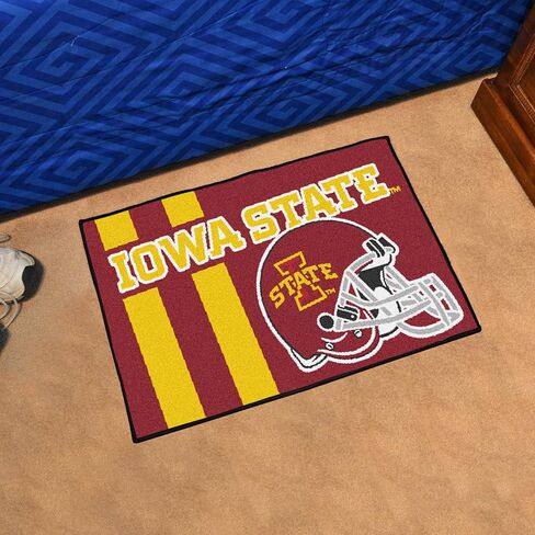 سجادة FANMATS 18745 Iowa State Cyclones Starter Mat - 19 بوصة. × 30 بوصة. | تصميم موحد لسجادة ديكور المنزل لمحبي الرياضة وبساط خلفي in Saudi Arabia